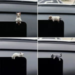 Funny Sleeping Cats Car Dashboard Ornament Adorable PVC Decoration For Car Interior Funny Dashboard Figurine Auto Accessories