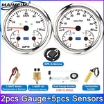 GPS Speedometer and Tachometer Gauge Set | 110mm 0-120kmh with 8000RPM for Car Truck alternate view