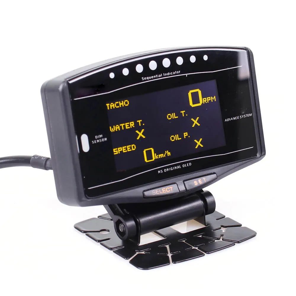 Universal Auto Gauge 10in1 Digital Tachometer Meter | DEFII Advance ZD Link alternate view