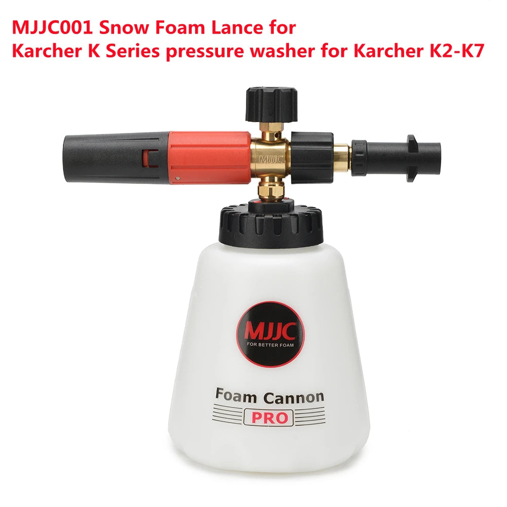 MJJC PRO 2.0 Snow Foam Lance 1.2L | High Pressure Car Washer Foam Gun Cannon detail view