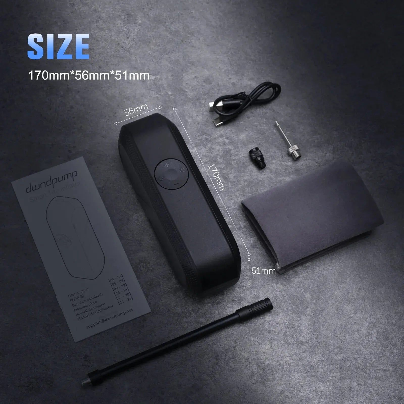 CYCPLUS A2 Wireless Air Compressor | Portable Smart Tire Inflator for Car and Bike alternate view