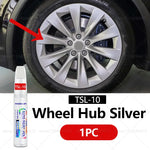 Tesla Wheel Scratch Repair Pen | Matte Black Dark Gun Gray Silver Multiple Colors Pain close-up view