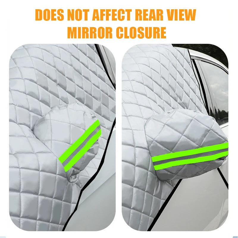 3/5-Layer Thicken Car Snow Cover | Windshield Hood Protection for Winter lifestyle view