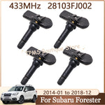 433MHz TPMS Tire Pressure Monitor System 4pcs | Direct Replacement for Subaru Models