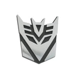 Transformers 3D Car Stickers Autobots Decepticons Logo Badge detail view