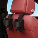 Car Supplies Seat Back Storage Rack 1/2 Multifunctional Cup Holder Storage Box with Hook PP Material