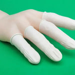 Sterile Disposable Powder Free Industrial Electronic Latex Fingertips Protector Glove lifestyle view