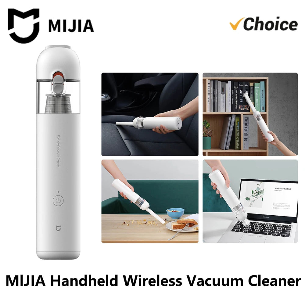 MIJIA Portable Handheld Vacuum Cleaner | 13000PA Wireless Mini Vacuum for Home and Ca alternate view