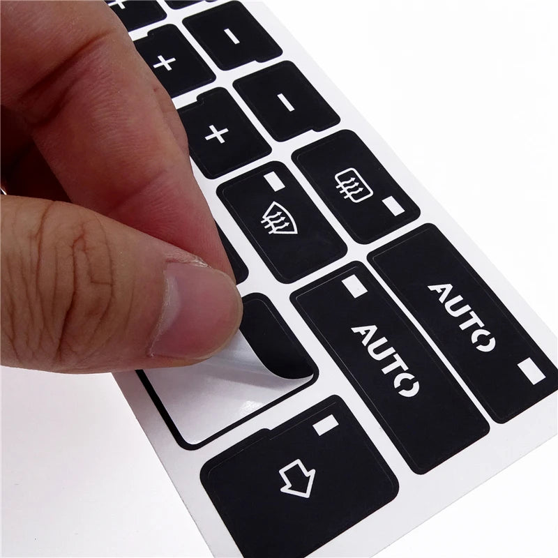 1 Pcs 16-Key AC Climate Control Button Repair Sticker Decal for Audi A4 B6 B7 2000-20 lifestyle view