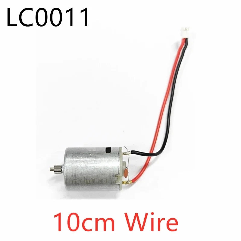 1/18 LDRC LD18401 LD18499 Modified Accessories Receiver Tire Motor Gearbox Servo Gear close-up view
