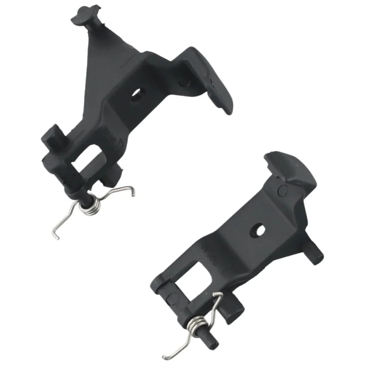 Auto Parts Armrest Latch Clip A1666804103 Black Car Accessories Eco-friendly Kit Left+Right Pair Plastic Durable