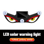 Solar Power Car Demon Eye Light Cool Flashing Warning Light Safety Suction Cup Instal lifestyle view