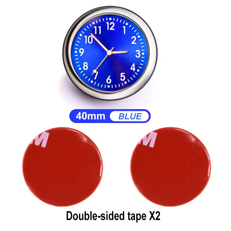 2023 New Mechanics Quartz Clocks Digital Watch Car Mini Clock Automobiles Internal Stick-On Car Ornament Auto Accessories