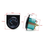 2" 52mm Car Pointer Water Temperature Gauge 40-120 Celsius | Water Temp Gauge Car Met alternate view