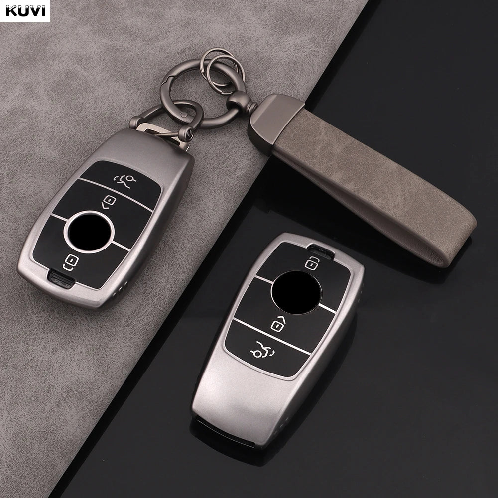 TPU Car Key Case Cover Shell Fob For Mercedes Benz A C E S G Class GLC CLE CLA W177 additional angle