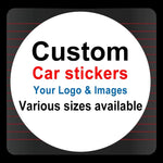Car Stickers / Wall Sticker Waterproof Vinyl customized Your Own Stickers Labels With Any Design and Logo