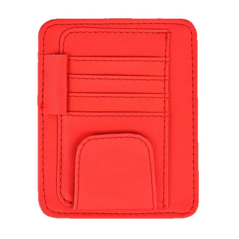 Car Sun Visor Organizer Storage Bag | Sunglasses Card Ticket Clip