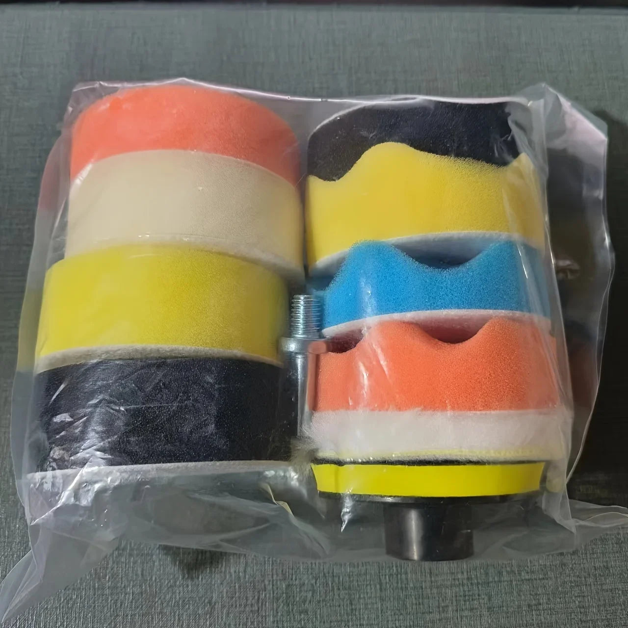 Professional Car Detailing Polishing Kit For Electric Drill | Sponge Wheels And Ang additional angle