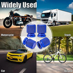 Anodized Aluminum Tire Valve Stem Caps | Universal Wheel Valve Covers for Cars, SUVs, Tr detail view
