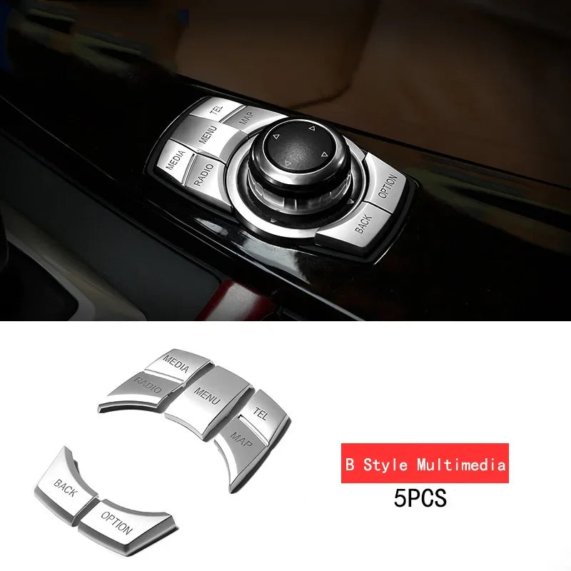 For BMW 5 6 7 5GT X3 X4 X5 X6 Headlight Switch Button Cover Engine Start Stop Switc additional angle