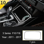Car Interior Front Reading Lampshade, Lamp Decoration Frame For BMW 5 Series F10 F11 F close-up view