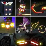 4PCS Reflective Car Door Opening Warning Reflector Tape additional angle