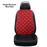 Car Seat Cushion Cover Universal Winter Warm Rear Seat Protector Three Piece additional angle