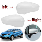 Glossy Black/White Car Side Door Rearview Mirror Cover Cap For Renault Clio 4 Mk4 / Zoe / Captur 2012-2019 Door Wing Mirror Case