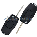 TopCarkey Replacement Flip Remote Key Shell Fob Housing Case for SINOTRUK HOWO T7H additional angle