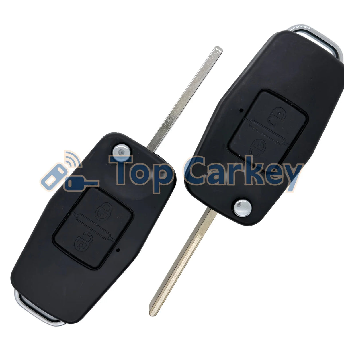 TopCarkey Replacement Flip Remote Key Shell Fob Housing Case for SINOTRUK HOWO T7H additional angle