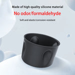 For Tesla Model YL 2026+ Third Row Silicone Cup Holder Insert | Center Console Wate additional angle
