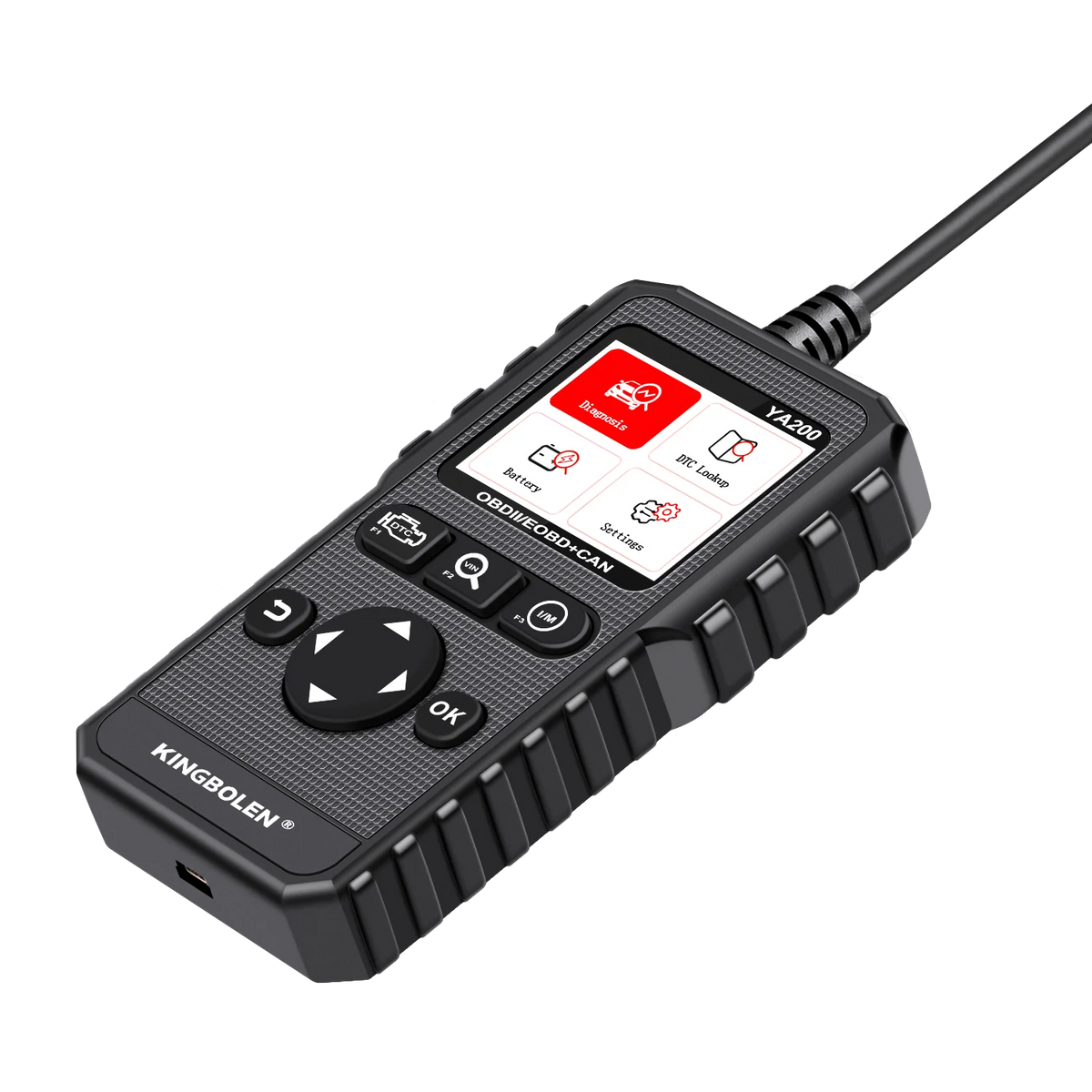 KINGBOLEN YA200 OBD2 Scanner Diagnostic Tool Code Reader Car Check Engine Lifetime Free Upgrade pk THINKOBD 500 CR3008 CR3001