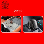 BYD Sealion 7 2024 2025 Center Console Organizer | Cup Holder & Rear Screen Storage Bo close-up view