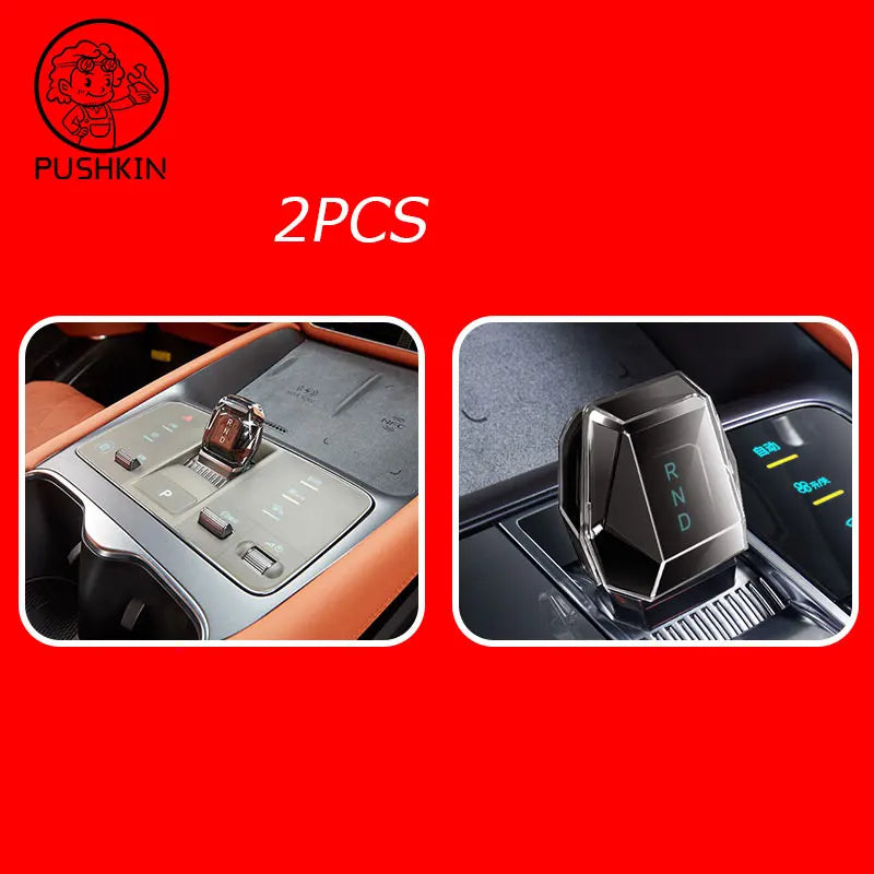 BYD Sealion 7 2024 2025 Center Console Organizer | Cup Holder & Rear Screen Storage Bo close-up view