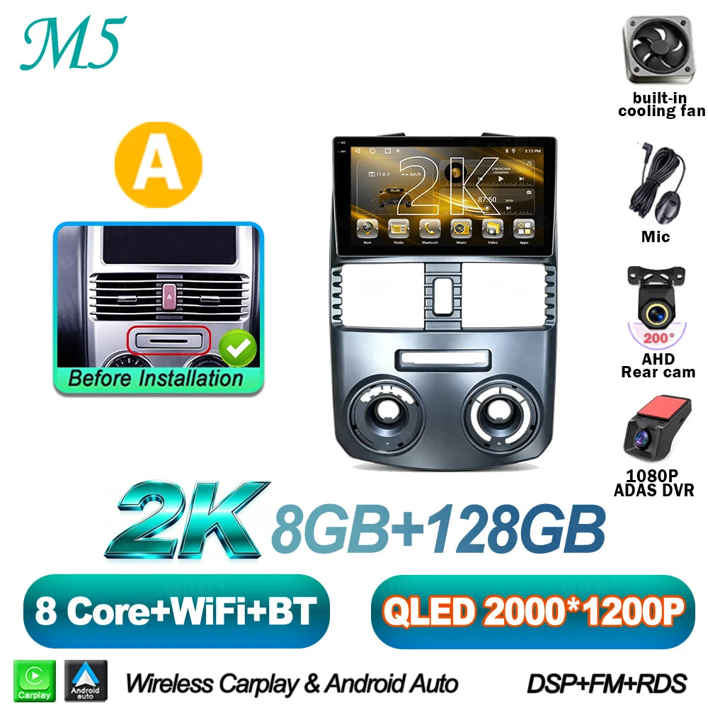 Android 16 For Toyota Rush DAIHATSU TERIOS 2006 - 2011 Car Radio Stereo Head Unit Multim detail view