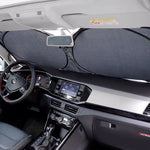 6 Pieces/Set Car Sunshade Windshield Covers | Anti Snow Ice UV Protection Reflectiv additional angle