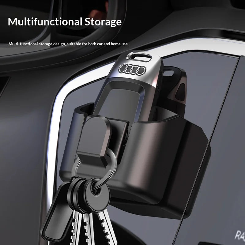 Car Key Storage Box Storage Box for Vehicle Supplies Dashboard Central Control Console Highspeed Tol