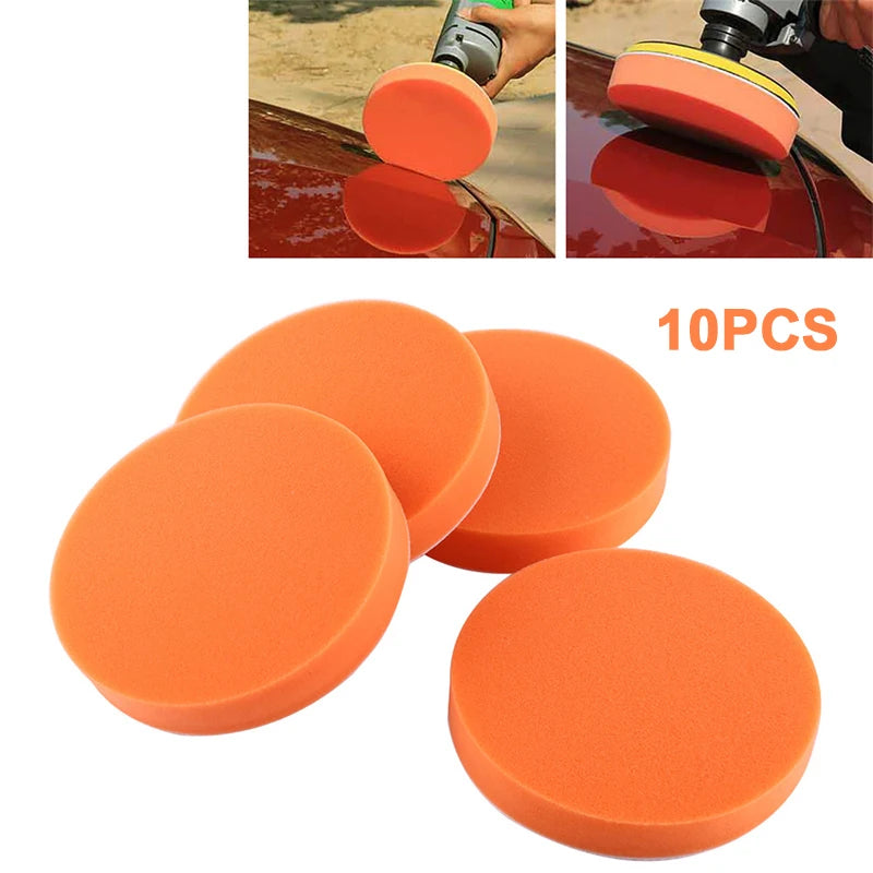 10pcs 150mm Car Polishing Pads 6" Sponge Polisher Waxing Buffing Tool