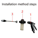 High Pressure Spray Water Gun | Garden Watering and Car Cleaning Tool close-up view