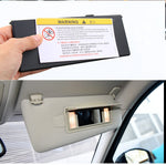 LR075958 Car Interior Sun Shade Visor Makeup Makeup Mirror Cover Cosmetic Mirror Cover For Jaguar Evoque Discovery 4 Range Rover