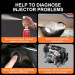 Fuel Injector Tester DIY Cleaner Set 4 Pulse Modes Car Fuel Cleaning Injector Work with Fuel Pressure Tester Car