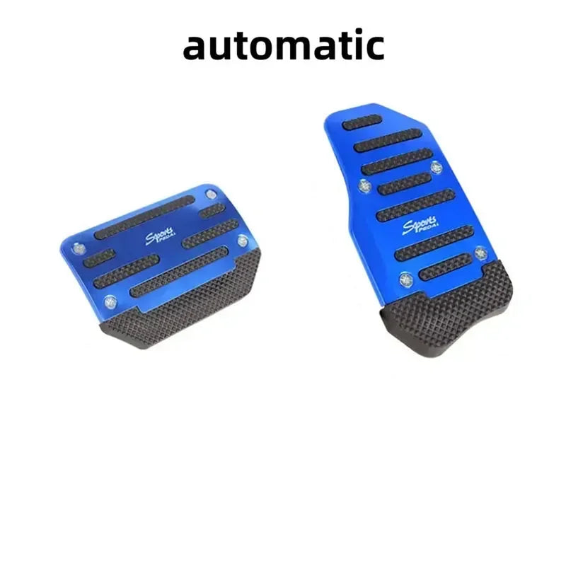 New 2Pcs/3Pcs/set Universal Non-Slip Aluminum Manual Transmission Car Pedal Cover Set Ki detail view