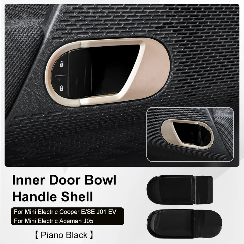 Mini Cooper F65 F66 F67 2024-2025 Inner Door Handle Bowl Cover | ABS Trim Decoratio additional angle