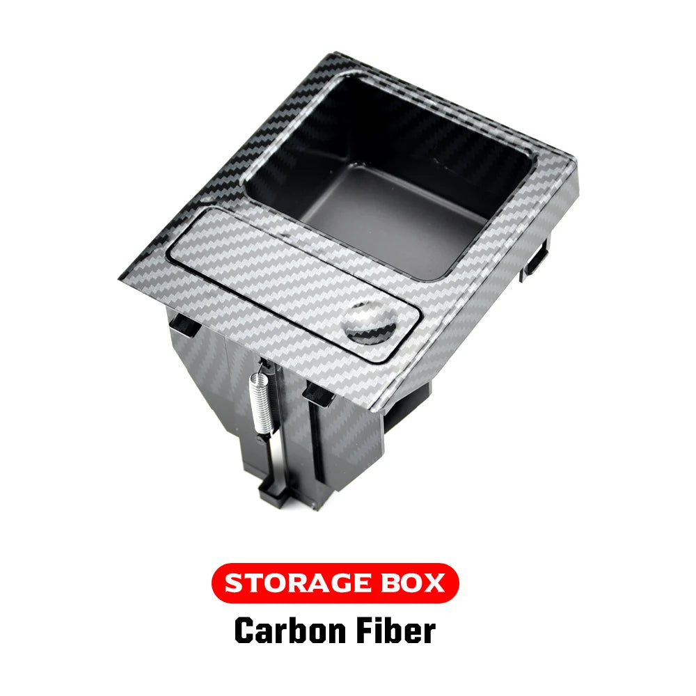 Double Hole Car Center Console Storage Box with Cup Holder | For BMW E46 1999-2006 detail view
