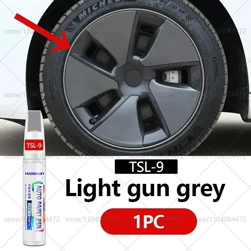 Tesla Wheel Scratch Repair Pen | Matte Black Dark Gun Gray Silver Multiple Colors Pai alternate view
