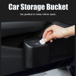 Hanging Car Trash Can Car Flip Top Trash Can Interior Trash Storage ABS Trash Can wit alternate view