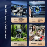 Creative Car Smart Aromatherapy Diffuser | Robot-shaped Air Freshener with Long-las additional angle