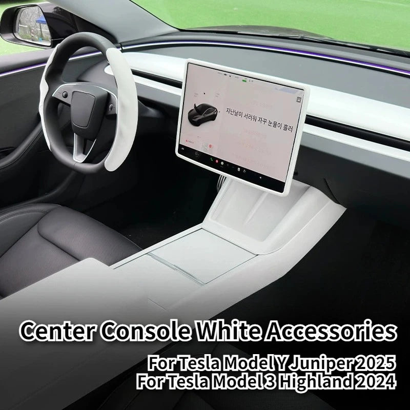 Storage Box for Tesla Model Y Juniper 2025 Accessories Center Console Armrest Storage Box Stowing Ti