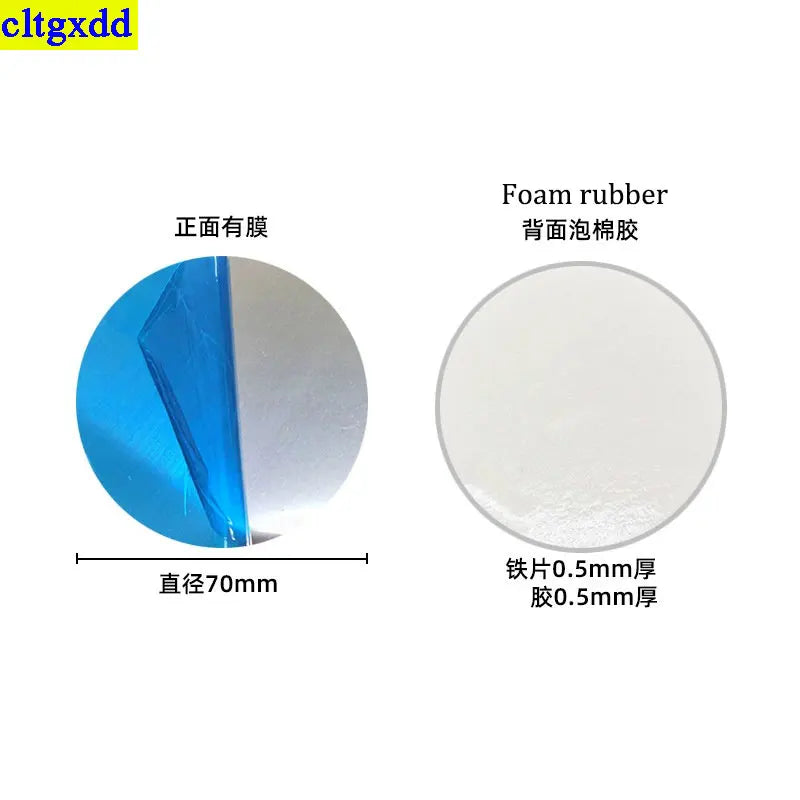 10 Pieces Car Phone Magnetic Metal Plate | Universal Patch Bracket for Phone Mount additional angle