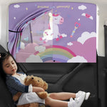1Pcs Car Cartoon Cute Spaceman Magnet Side Window Sunshades Windshield Sunshade Rear Side Auto Windo